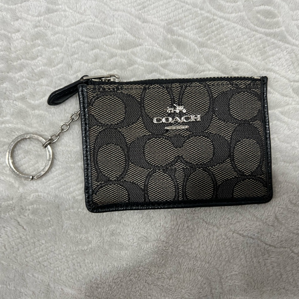 Coach coin key chain